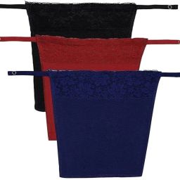 Women Black, Dark Blue, Maroon Mock Camisole-image-79