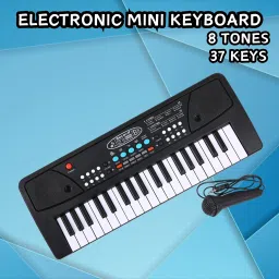 (Piano Keyboard) Toy with 37 Key, Recording and Mic, Adapter for DC Power E498 (Piano Keyboard) Toy with 37 Key, Recording and Mic, Adapter for DC Power E498 Analog Portable Keyboard-image-101