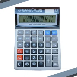 14 Digit Calculator Solar + Battery Powered for Office & School Use CT-912 Financial Calculator-14