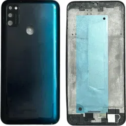 imbi Samsung Galaxy M30s With Middle Frame, Power Volume Button Camera Glass Full Panel-image-4