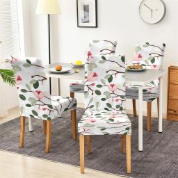 Polycotton Floral 1 Seater Chair Cover-image-35