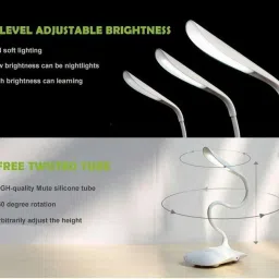 krikav Rechargeable & Flexible with three power options Table Lamp Table Lamp image 3