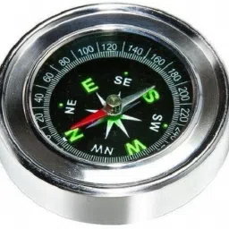 Magnetic Field Navigation Professional Compass-Silver Compass-83