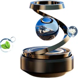 Solar Aroma Car Air Freshener, Stylish Dashboard Rotating Perfume Diffuser Portable Car Air Purifier-image-37