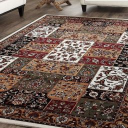 Multicolor Silk Carpet-45