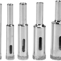 5PCS Diamond-Coated Core Drill Bits Set Hole Saw Drill Bit Glass Tile Ceramic Marble Working Accessories-picture-15