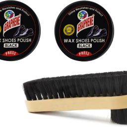 Oinic 2-Black Shoes Polish, 1-Dual Side Shoes Brush (Pack of 3). Black Polish & Brush. Leather, Synthetic Leather Shoe Wax Polish-image-10