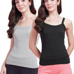 dressberry Women Black, Grey Camisole-picture-26