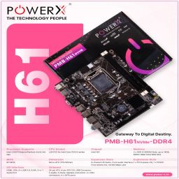 powerx 9849553149 LGA 1155Socket ATX Intel H61 Chipset DDR3 Motherboard for Desktop-16