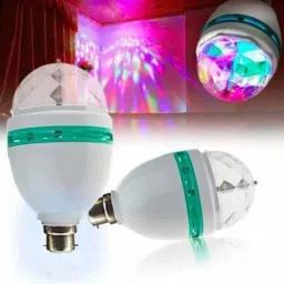 Crystal Rotating Bulb Magic Disco Light, LED Rotating Bulb Light Lamp Colorful Disco Ball Set-25