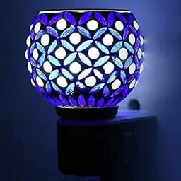 Electric Kapoordani | Camphor Burner | Multipurpose Aroma Dhoopdani | Night Lamp Glass Incense Holder-26