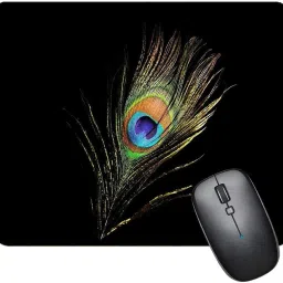 ZORI ™ Peacock Feather Gaming Mouse Pad for Computer Laptop PC, Work from Home Mousepad-20