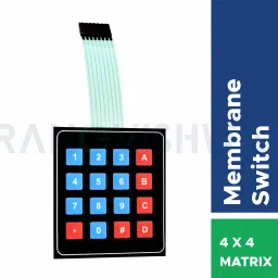 rangvishwa 4x4 Matrix Membrane Switch Keypad for Arduino Electronic Components Electronic Hobby Kit image 2