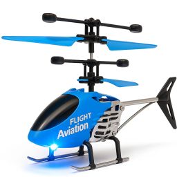 Big Remote control toy helicopter with 3d lights and charging cable steel body-image-57