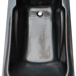 Bonn Fixed Rectangular Acrylic Bathtub - Black Undermount Bathtub-image-53