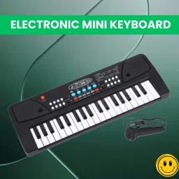 Piano Keyboard with Mic, 37 Keys 8 Tones Portable Electronic Toy For kidsK439 Piano Keyboard with Mic, 37 Keys 8 Tones Portable Electronic Toy For kidsK439 Analog Portable Keyboard-picture-0