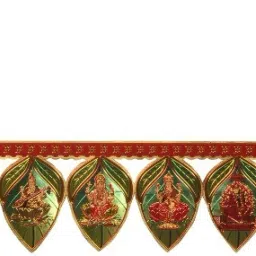 Antique Gold God Thoranam | Toran for Door Gold Colour | Mandir Decoration Items Toran-1
