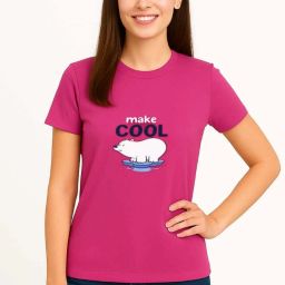 Women Printed Round Neck Cotton Blend Multicolor T-Shirt-image-72