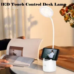 wengonvila Battery Operated Table Lamp for- Study Led Light, LED Desk Light Touch Control Table Lamp image 3