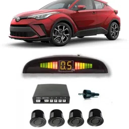 JJB569 Black Car Reverse Parking Sensor with LED Display 4 Sensor A569 Parking Sensor-1
