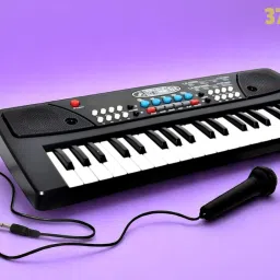 X23 Keys Piano Toy with Microphone, USB Power Cable & Sound Recording Best Birthday Gift for Boys and Girls Musical Instruments Analog Digital Piano-image-61