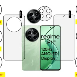 MOBKAVACH Front and Back Tempered Glass for REALME P1 5G WITH CAMERA LENS PROTECTOR image 2