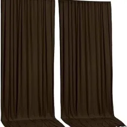 Cam cart Brown Backdrop Curtains Wedding Background Drapes (2 Panels 4x10ft) Reflector-17