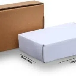 Self-Locking Box Cardboard 25 Brown 25 White Packaging Box-11