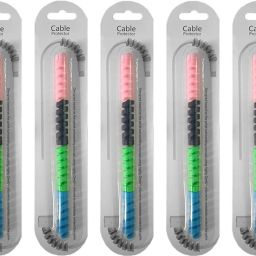 Buyer Choice Spiral cable Protector covers for charger, earphone, headphone Cable Protector-image-35