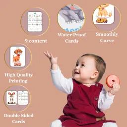 todfod Re-writable Smart Knowledge Flash Cards with Pen for Tracing Activity image 5