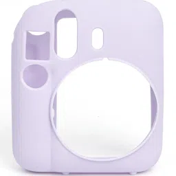 Zikkon Instax Mini 12 Lilac Purple Silicone Protective Camera Case Camera Bag-image-4