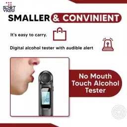 spotview Portable Alcohol Tester With LCD Digital Display Breathalyzer - Pack of 1 Analytical Scale image 5