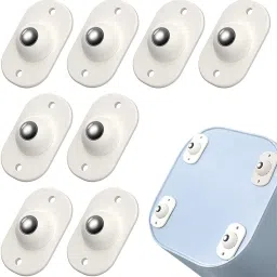 (8-PIS) Mini Swivel Casters Wheels 360 Degree Rotation Table Legs Stainless Steel Ball Bearing Rolling Cabinet-26