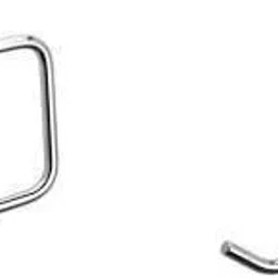 Stainless Steel Towel holder Pack of 2 Silver Towel Holder (Stainless Steel) SILVER Towel Holder (Steel) SILVER Towel Holder-image-67
