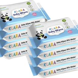 99% Pure Water Baby Wipes with Aloe Vera | Rash-Free & Paraben-Free | Pack of 8-image-55
