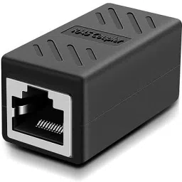 WiredCom RJ45 Female to Female Coupler (PACK OF 1) Lan Adapter-36