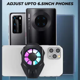 WRADER Mobile Phone Cooler for Gaming for Game Long Filming Mobile Gaming Fan Mobile Phone Cooler USB Fan image 5