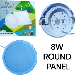 8 Watt Round Panel Light Size 4 Inch Pack of 1 Recessed Ceiling Lamp-28