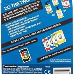 qblyn DOS Card Game for 2-4 players with 108 playing cards and instructions image 5