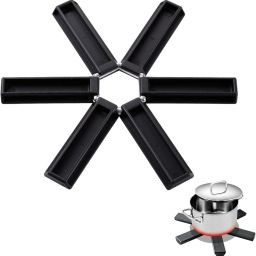 Creative Folding Heat Insulation Kitchen Folding Insulated Pad for Hot Pots Non Slip Trivet-36