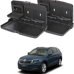 oshotto FT-02 Food Travel Dining Tray For Skoda Kodiaq - Set of 2 Cup Holder Tray Table-picture-7