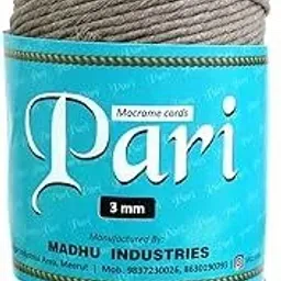 Dori Thread | 3mm Single Strand | Mud Color | 200-250 Metres | 1kg Spool-image-1