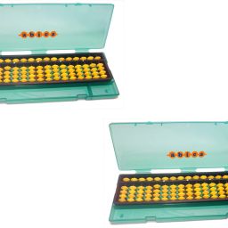 Abacus math learning kit for kids Yellow 17 rod with box ( Pack of 2 )-25