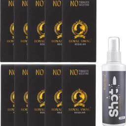 Ayurvedic NO Tobacco/Nicotine Cigarette 100 Stick Regular Flavor With 100ml Shot Smoking Cessations-image-39