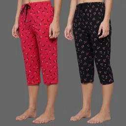 fit n fame Women Multicolor Capri-picture-47