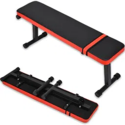 NEW Foldable Flat Bench for Multi-Purpose Weight Training and Ab Exercises Flat Fitness Bench-25