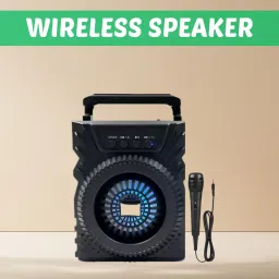 GUGGU 301 (PORTABLE BLUETOOTH SPEAKER) with Karaoke Mic, 6Hrs Playtime XC89 5 W Bluetooth Laptop/Desktop Speaker-24