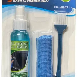 NIGSUR 3 in 1 Screen Cleaning Kit (100ml) with Brush and Micro Fiber Cloth for Mobiles, Laptops, Computers-19