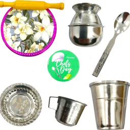Stainless Steel kitchen set for girls cooking toy play set for kids-image-18