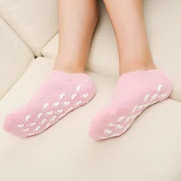 Spa Moisturizing Gel Socks for Dry Feet Heel Support Foot Support-19